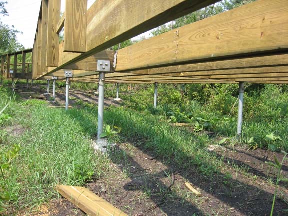 Kent State Boardwalk Construction