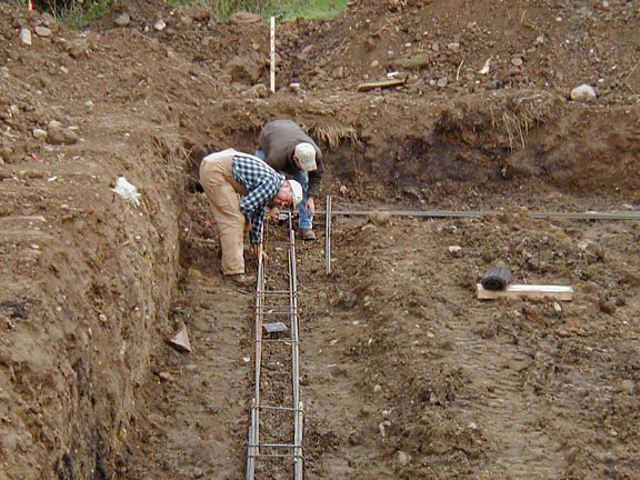 Rebar Placement in Progress