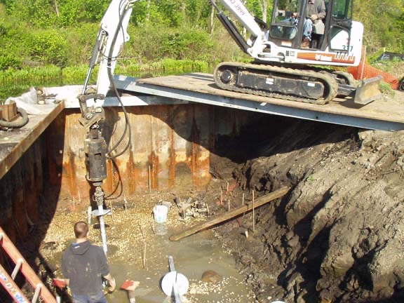 Screw Pile Installation for Abutment